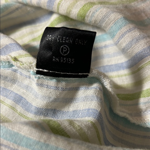 Lafayette 148 New York Multicolor Striped Shirt - Picture 13 of 14